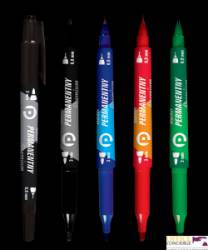 Marker per.kon.okr/fib.niebies KM501-N2 TETIS dwust.3mm/0.8mm