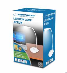 Lampka biurkowa LED biała ACRUX usb ESPERANZA ELD103W