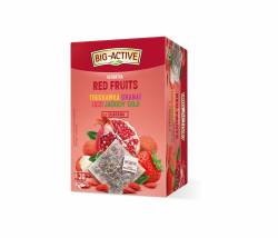 Herbata Big-Active Red Fruits truskawka granat liczi jagody goi, 20 torebek