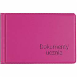 Okładka na dokumenty ucznia PINK KOD-12-03 BIURFOL