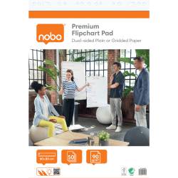 Blok do flipcharta Nobo Premium 60x85cm 50k 90g (2 szt.) 1915658 NOBO