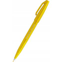 Pisak BRUSH SIGN PEN żółty SES15C-G PENTEL