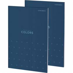 Blok notatnikowy COLORS klejony A5 50K kratka 400169239 TOP 2000