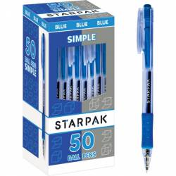Długopis automatyczny SIMPLE niebieski 363606 STARPAK
