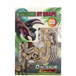 Dino Naklejki po kształtach 3D T.Rex GRAFIX