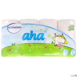Papier toaletowy AHA SMART (8rolek)biały