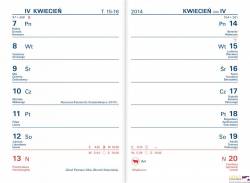 Kalendarz TIK kieszonkowy (K1) 82 x 120 mm TELEGRAPH