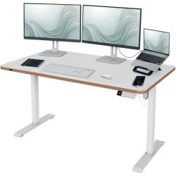 Biurko Leitz Ergo 140x80cm z elektryczną regulacją wysokości 67730001