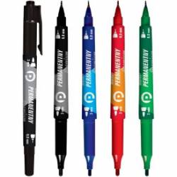 Marker per.kon.okr/fib.czerwon KM501-C2 TETIS dwust.3mm/0.8mm