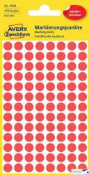Usuwalne kółka _8mm 416szt./op. czerwone 3589 AVERY ZWECKFORM