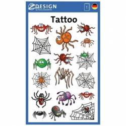 Naklejki tatuaże dla dzieci PAJĄKI 56693 Z-DESIGN KIDS TATTOO AVERY ZWECKFORM