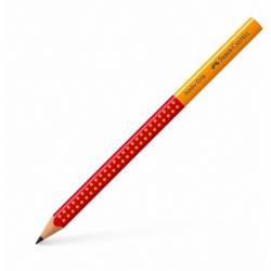 Ołówek JUMBO GRIP TWO TONE czerwony 111930 FC FABER-CASTELL