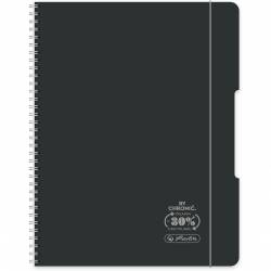 Kołozeszyt A5 80k kratka ECO PP OCEAN czarny 400198753 HERLITZ