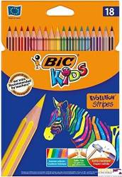 Kredki EVOLUTION STRIPES 14+4 950524