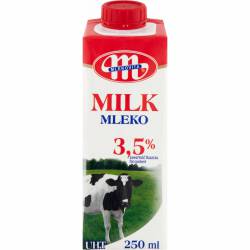 Mleko MLEKOVITA UHT 250ml (12 sztuk) naturalne 3,5%