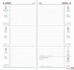 Kalendarz TENORIS IMPRESS notesowy (N2) 102 x 193 mm TELEGRAPH