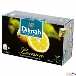 Herbata DILMAH Lemon cytrynowa, 20 saszetek