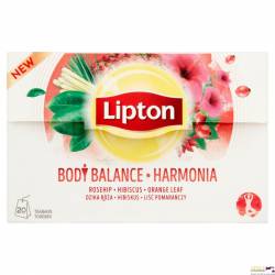 Herbata LIPTON HARMONIA (20 saszetek) dzika róża, hibiskus, liść pomarańczy