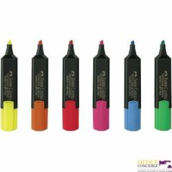Zakreślacz TEXTLINER 48 czerwony (10szt) FABER-CASTELL 154821 FC