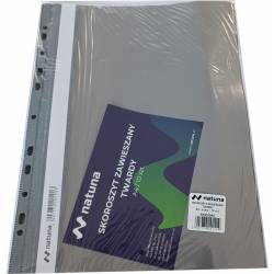 Skoroszyt NATUNA A4 twardy zawieszany siwy (10szt)