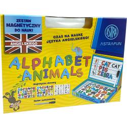 Magnetyczny zestaw kreatywny Nauka Angielskiego w pudełku z rączką ASTRAFUN 76el. 338025901