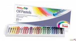 Kredki pastele olejne PENTEL 25kolorów PHN25