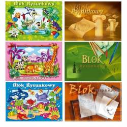 Blok rysunkowy A4 20k KRESKA