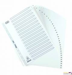 Przekładki numeryczne ELBA A4 1-31 PP białe 100204793
