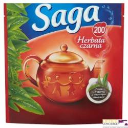 Herbata SAGA czarna, 200 torebek