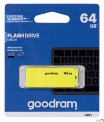 Pamięć USB GOODRAM 64GB UME2 żółty USB 2.0 UME2-0640Y0R11