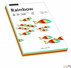 Papier xero kolorowy RAINBOW mix Intensywny odcień 88043188