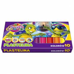 Plastelina 10 kolorów Sweet Colours KOMA-PLAST