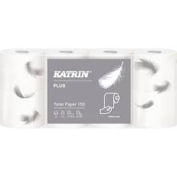 Papier toaletowy Katrin Plus 3 warstwy 100% celuloza 150 listków 16525