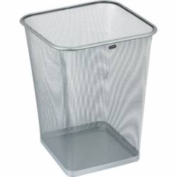 Kosz na papier 18L kwadrat sre siatka metal.120-1460