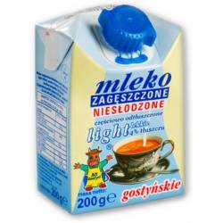 Mleko niesłodzone 200g light 4%