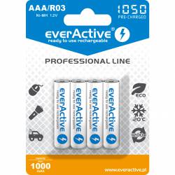 Akumulator Ni-MH EVERACTIVE Professional Line AAA/R03 1000mAh blister (4szt)