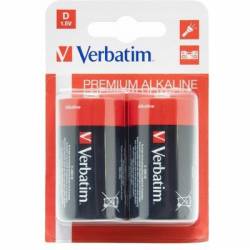 Bateria VERBATIM Premium Alkaline D/LR20 1,5V alkaliczna blister (49923) (2szt)