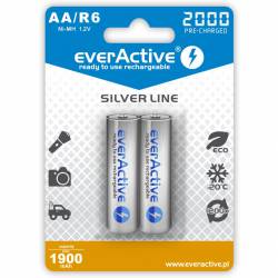Akumulator Ni-MH EVERACTIVE Silver Line AA/R6 1900mAh blister (2szt)