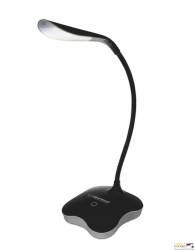 Lampka biurkowa LED czarna MIMOSA usb ESPERANZA ELD105K