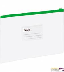 Teczka kopertowa suwak zielona A4 120-1465 GRAND