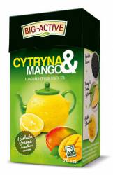 Herbata Big-Active Herbata czarna - CYTRYNA I MANGO, 20 torebek z zawieszką