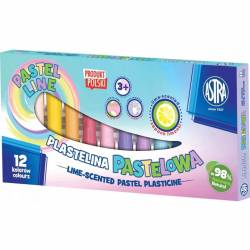 Plastelina 12kol pastel. zapach limonki 303114001