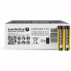 Bateria alkaliczna EVERACTIVE Industrial Alkaline AAA/LR03 pudełko (40szt)
