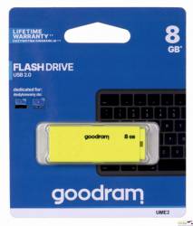 Pamięć USB GOODRAM 8GB UME2 żółty USB 2.0 UME2-0080Y0R11