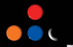 Magnesy do tablic czerwone 40mm/4  GM402-C4 TETIS