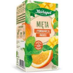 Herbata HERBAPOL (20t) ziołowo-owocowa Mięta z pomarańczą i mango 30g