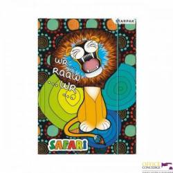 Teczka z gumką A4 STK SAFARI 382020 STARPAK