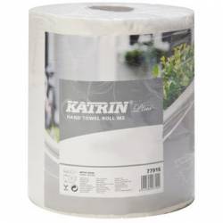 Ręcznik w rolce KATRIN PLUS M2 2658/43405, 2 warstwy biały, 100% celuloza