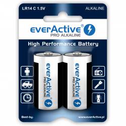 Bateria alkaliczna EVERACTIVE Pro Alkaline C/LR14 blister (2szt)