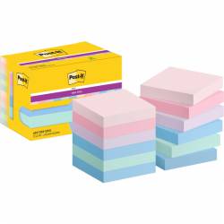 Karteczki samoprzylepne Post-it Super Sticky SOULFUL 47,6x47,6mm 12x90 karteczek